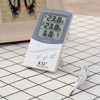 Digital LCD Thermometer Hygrometer Electronic Temperature Humidity Meter Weather Station Indoor Outdoor Tester
Digital LCD Thermometer Hygrometer Electronic Temperature Humidity Meter Weather Station Indoor Outdoor Tester
