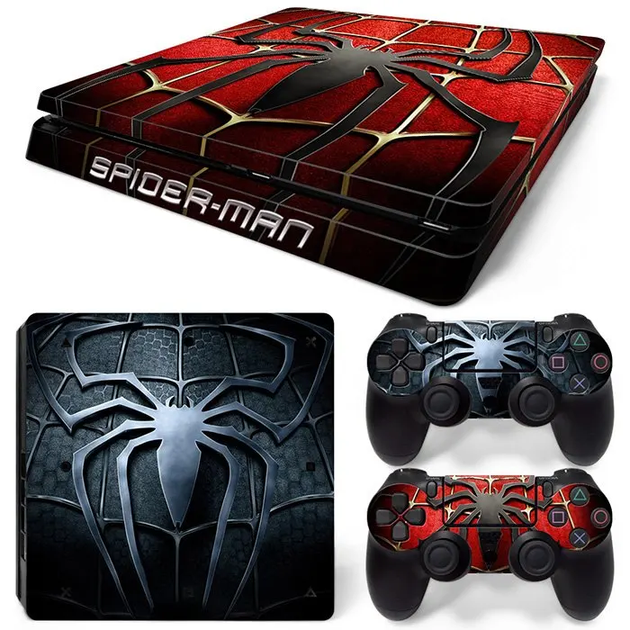 Cool Spiderman Skin Sticker Vinyl Decals for Sony PS4 Slim Console + 2 PCS Controller Cover Skin Stickers
Cool Spiderman Skin Sticker Vinyl Decals for Sony PS4 Slim Console + 2 PCS Controller Cover Skin Stickers