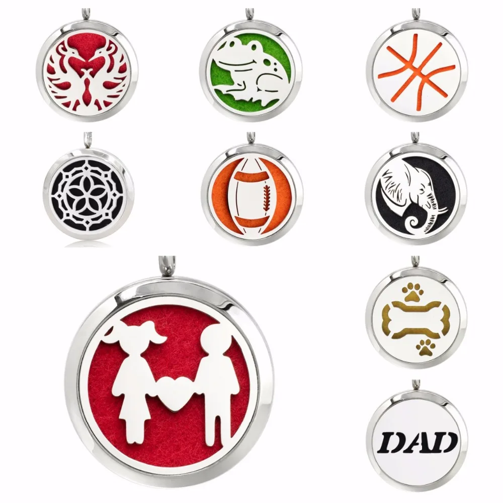 30mm Diffuser Locket Necklace Pendant Dog Bone Elephant Stainless Steel Essential Oil Aromatherapy Perfume Locket 10pcs Pads
30mm Diffuser Locket Necklace Pendant Dog Bone Elephant Stainless Steel Essential Oil Aromatherapy Perfume Locket 10pcs Pads