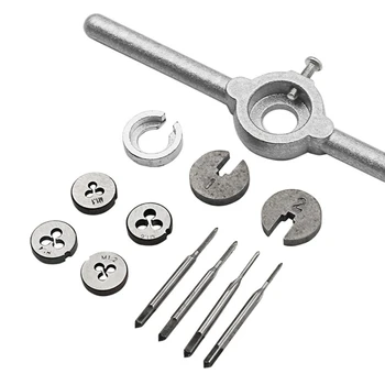 1Set Mini HSS Metric Taps Dies Wrench Handle Kit M1-M1.6 Screw Thread Making New
1Set Mini HSS Metric Taps Dies Wrench Handle Kit M1-M1.6 Screw Thread Making New