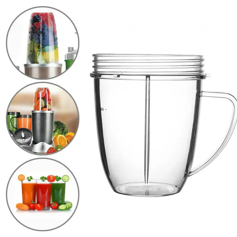 Handle Cup 18OZ Juice Cup Mug Clear Replacement For Nutribullet 600/900w Spare Cup
Handle Cup 18OZ Juice Cup Mug Clear Replacement For Nutribullet 600/900w Spare Cup