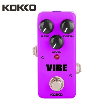 KOKKO FUV2 Mini Electric Effect Guitar Pedal Vibe Ture Bypass Analog Rotary Speaker Effect Sound Processor Guitarra Accessories