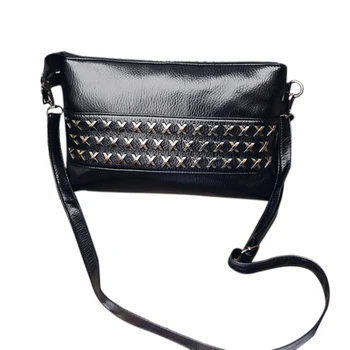 new fashion casual women PU leather rivet pack envelope package evening clutch shopping bag ladies shoulder bags(Black X nail)
new fashion casual women PU leather rivet pack envelope package evening clutch shopping bag ladies shoulder bags(Black X nail)