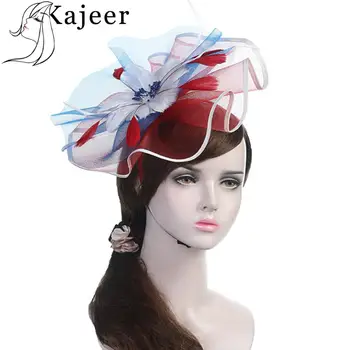 Kajeer Headwear Net Women Fascinators Hat Fashion Cocktail Fedoras Wedding Party Church Headpiece Fedora Feather Hair Clips 
Kajeer Headwear Net Women Fascinators Hat Fashion Cocktail Fedoras Wedding Party Church Headpiece Fedora Feather Hair Clips