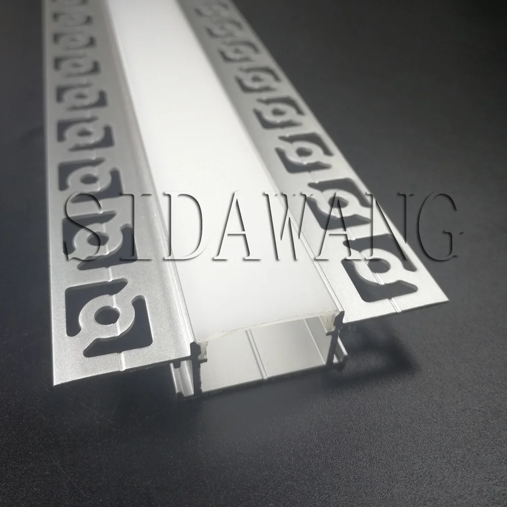 5sets/lot x 1000mm ALuminium led profile with long flange,recessed in the drywall or ceiling for 5050/5730/3528 strip ALP071
5sets/lot x 1000mm ALuminium led profile with long flange,recessed in the drywall or ceiling for 5050/5730/3528 strip ALP071