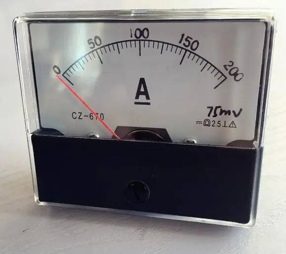 Φ DC 0-200A Panel DH-670 type аналоговая Amp panel | Инструменты