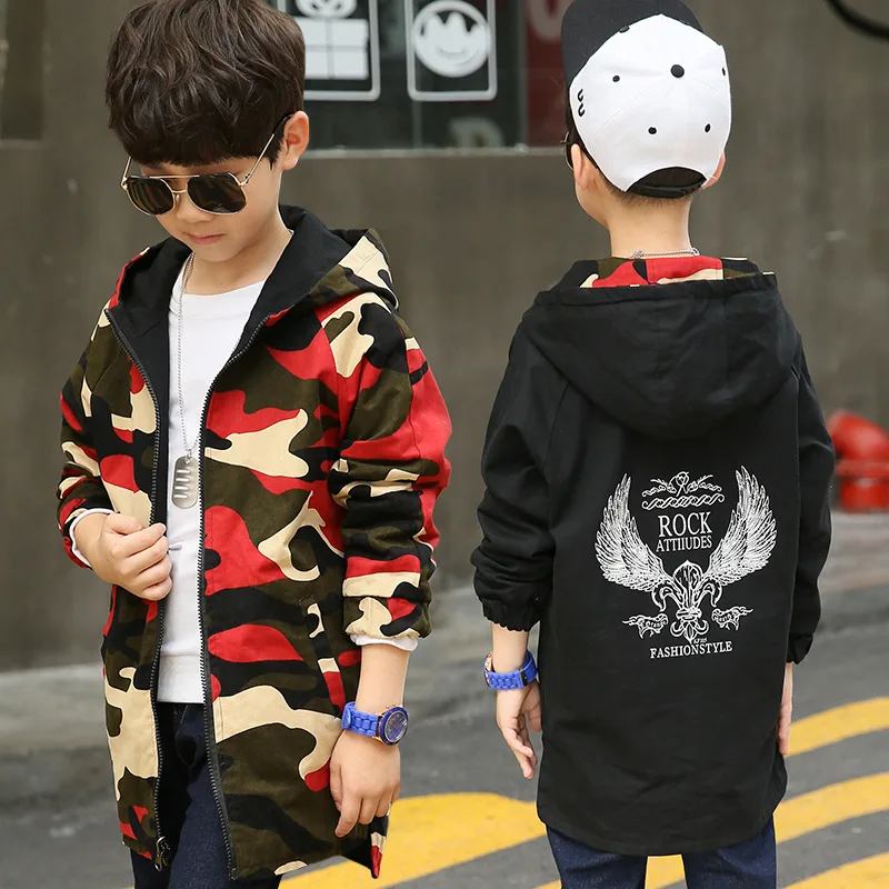 Boys Double-sided Wear Clothes Boys Coat Kids Outerwear Children Jacket Boys Wind Coats Teenager's Outwear Casual Style Jackets
Boys Double-sided Wear Clothes Boys Coat Kids Outerwear Children Jacket Boys Wind Coats Teenager's Outwear Casual Style Jackets