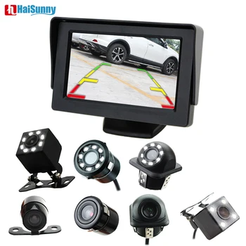 HaiSunny Night Vision Car Rear View Backup Reverse Parking Camera With 4.3 Inch TFT LCD Car Reverse Camera Monitor Video Player
HaiSunny Night Vision Car Rear View Backup Reverse Parking Camera With 4.3 Inch TFT LCD Car Reverse Camera Monitor Video Player