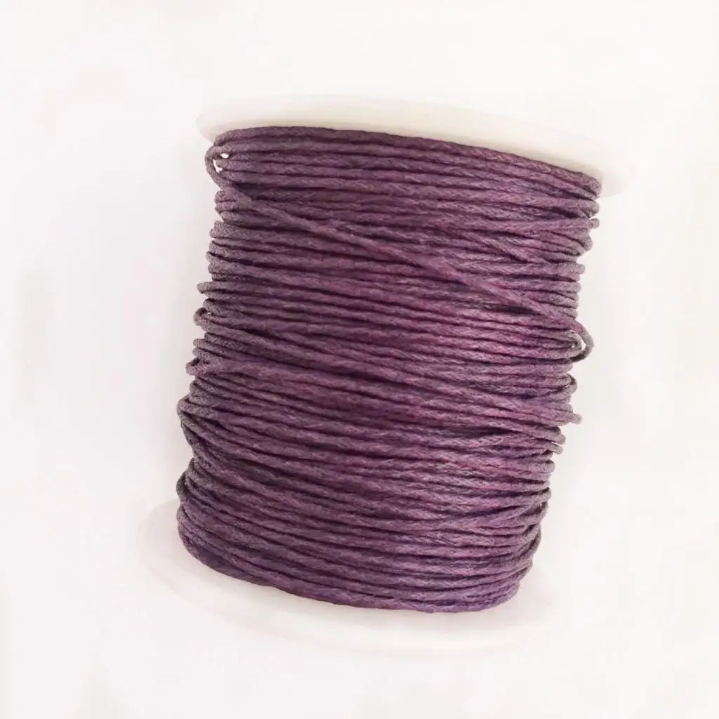 12 Rolls 80 Meters 1mm Waxed Cotton Cords Thread for DIY Bracelet Jewelry Making 12 Colors