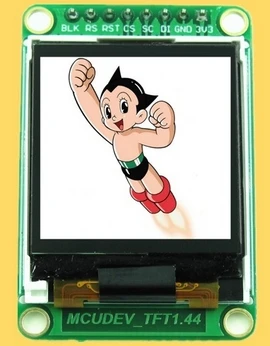 1.44 inch 8P 65K TFT LCD Screen Module ST7735S Drive IC 128*RGB*128 SPI Serial Interface
1.44 inch 8P 65K TFT LCD Screen Module ST7735S Drive IC 128*RGB*128 SPI Serial Interface