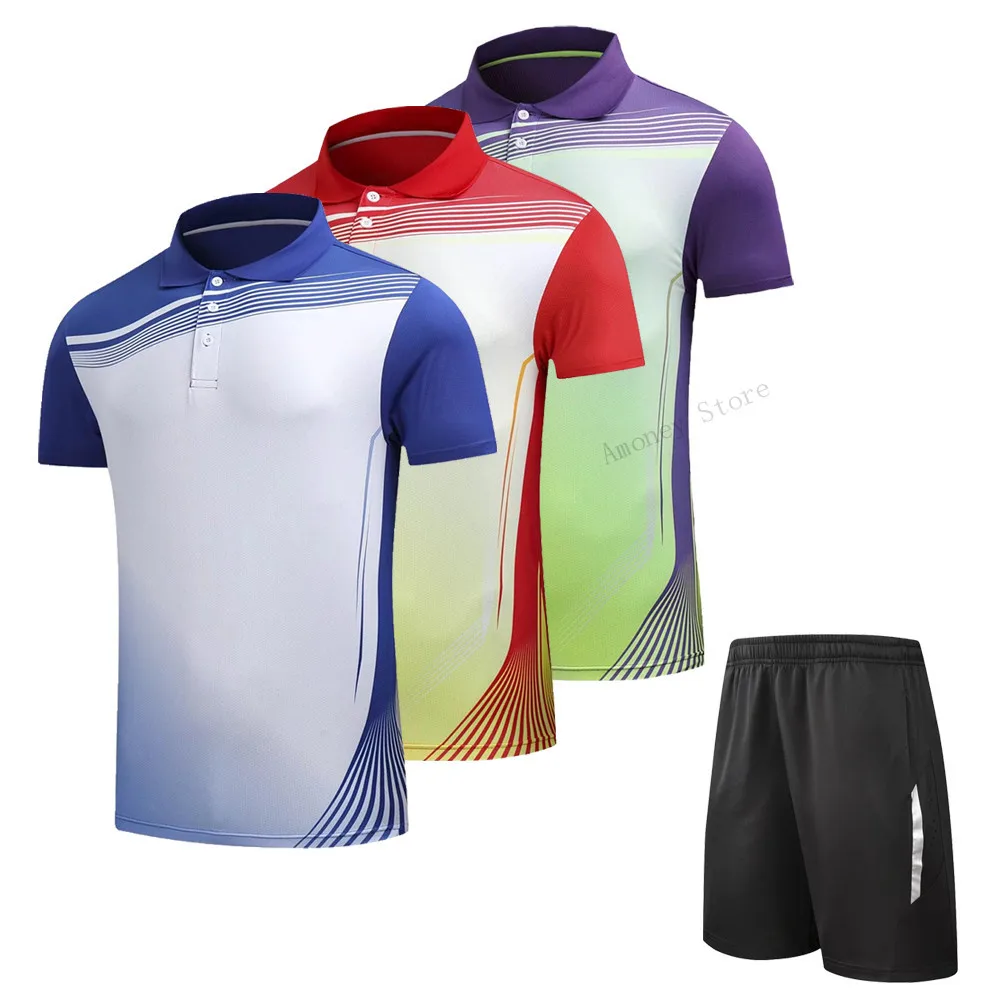 Adsmoney POLO Collar Quick Dry badminton shirt suit,Women/Men Volleyball Golf table tennis shirt clothes T Shirts shorts
Adsmoney POLO Collar Quick Dry badminton shirt suit,Women/Men Volleyball Golf table tennis shirt clothes T Shirts shorts