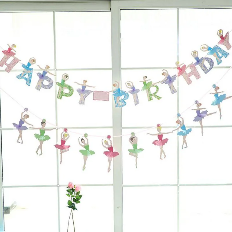 1 Set Ballet Girl Garland Ballerina Girl Flags Bunting Paper Banner Baby Shower Decor Kids Birthday Party Decoration Supplies
1 Set Ballet Girl Garland Ballerina Girl Flags Bunting Paper Banner Baby Shower Decor Kids Birthday Party Decoration Supplies