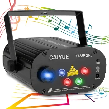 Laser Lights Music Show RGB DJ 128 Combinations Laser Gobos Projector Blue LED Remote Stage Lighting Sound Activated Party House
Laser Lights Music Show RGB DJ 128 Combinations Laser Gobos Projector Blue LED Remote Stage Lighting Sound Activated Party House