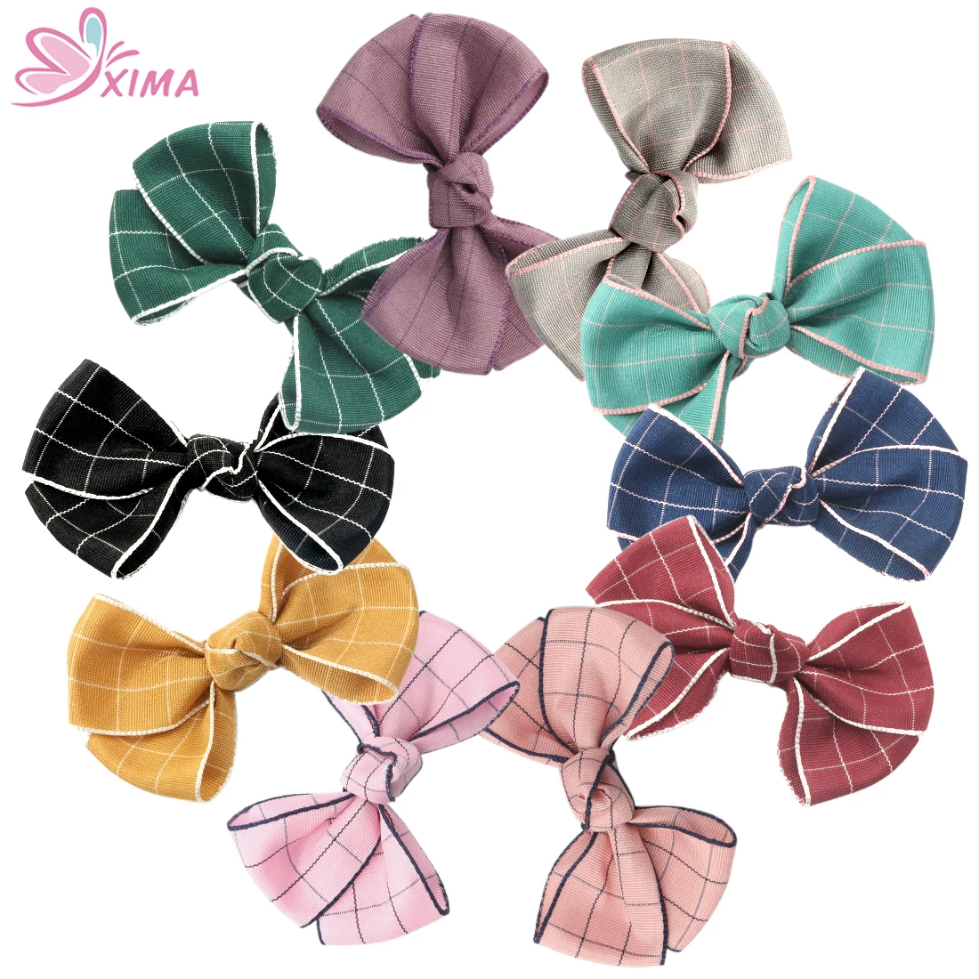 1Piece 2.5inch Cotton Hair Bow with Clip Children Bow-knot Plaid Bows Hair Ring for Children Ponytail Holder Hair Accessories
1Piece 2.5inch Cotton Hair Bow with Clip Children Bow-knot Plaid Bows Hair Ring for Children Ponytail Holder Hair Accessories