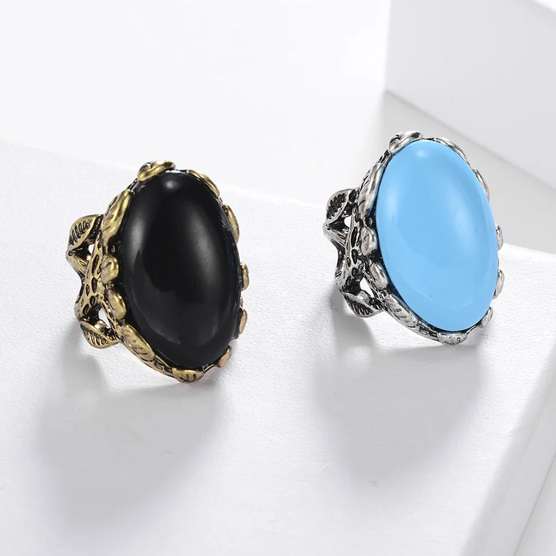 HONGYE Vintage Boho Silver Gold Rings for women Resin Alloy Female Rings Bohemia Jewelry Bijoux 2019
HONGYE Vintage Boho Silver Gold Rings for women Resin Alloy Female Rings Bohemia Jewelry Bijoux 2019