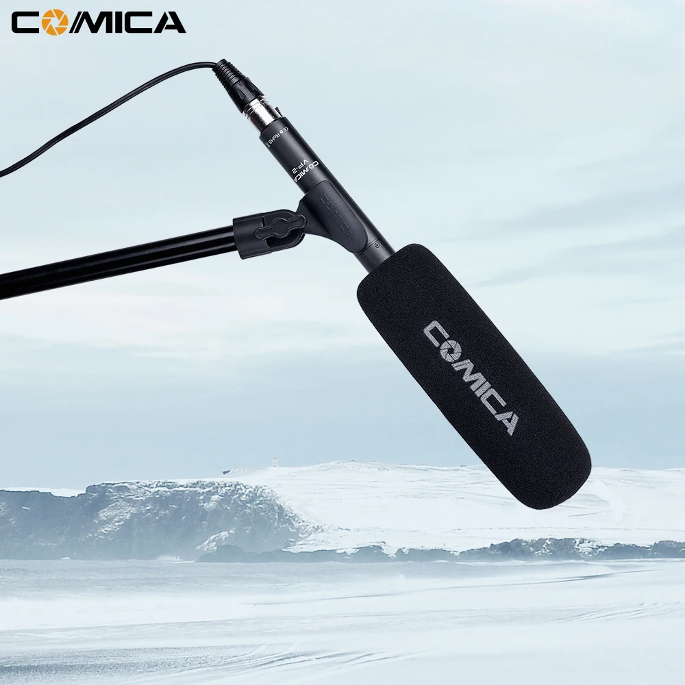 CVM-VP2 Shot gun Mic Super Cardioid Condenser Video Microphone for Interview with Low-cut Switch &High Density Foam Cover Black
CVM-VP2 Shot gun Mic Super Cardioid Condenser Video Microphone for Interview with Low-cut Switch &High Density Foam Cover Black