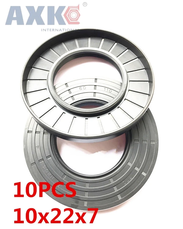 AXK 10pcs TC10X22X7 Skeleton Oil Seal 10*22*7 Seals high-quality Seals Radial shaft seals Nitrile rubber
AXK 10pcs TC10X22X7 Skeleton Oil Seal 10*22*7 Seals high-quality Seals Radial shaft seals Nitrile rubber