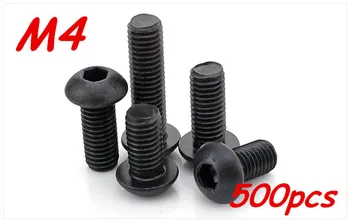 500pcs/Lot Metric Thread M4*6/8/10/12/16/20/25/30/35/40mm 10.9 Grace Black Button Head Hex Socket Cap Screws Bolts
500pcs/Lot Metric Thread M4*6/8/10/12/16/20/25/30/35/40mm 10.9 Grace Black Button Head Hex Socket Cap Screws Bolts