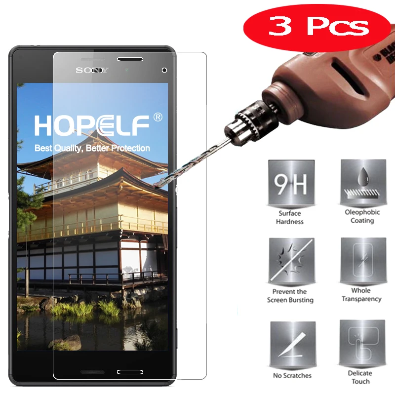 3 Pcs Tempered Glass for Sony Xperia Z3 Screen Protector 9H 2.5D Phone Protection Film for Sony Xperia Z3 Tempered Glass
3 Pcs Tempered Glass for Sony Xperia Z3 Screen Protector 9H 2.5D Phone Protection Film for Sony Xperia Z3 Tempered Glass