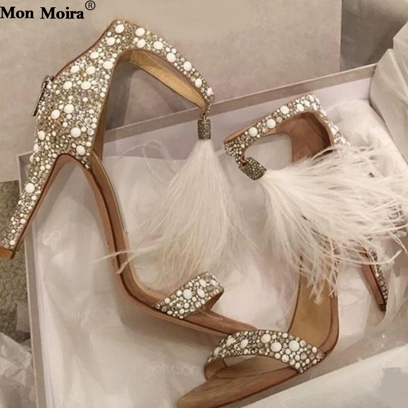 MONMOIRA Luxury Rhinestone High Heel Sandals Women Sexy Fur Tassel Heel Sandals 12cm Party Shoes Wedding Shoes Women SWC0238
MONMOIRA Luxury Rhinestone High Heel Sandals Women Sexy Fur Tassel Heel Sandals 12cm Party Shoes Wedding Shoes Women SWC0238
