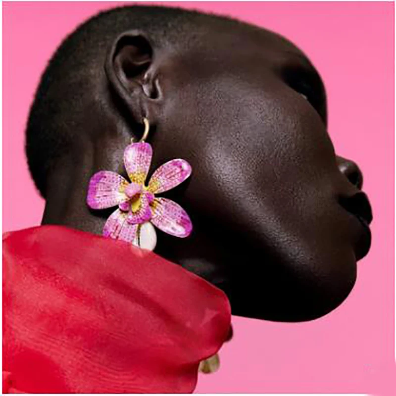 Yhpup Trendy Hyperbole Brand Za Flower Plant Dangle Earrings Natural Shell Temperament Jewelry for Women Party Jewelry Gift 2019
Yhpup Trendy Hyperbole Brand Za Flower Plant Dangle Earrings Natural Shell Temperament Jewelry for Women Party Jewelry Gift 2019