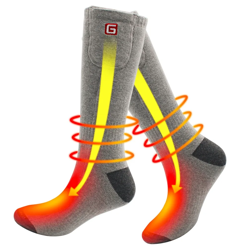 Winter Unisex Heated Socks with Electric Rechargeable Battery Kit for Chronically Cold Feet Thermal Warm Knitting Cotton Sox
Winter Unisex Heated Socks with Electric Rechargeable Battery Kit for Chronically Cold Feet Thermal Warm Knitting Cotton Sox