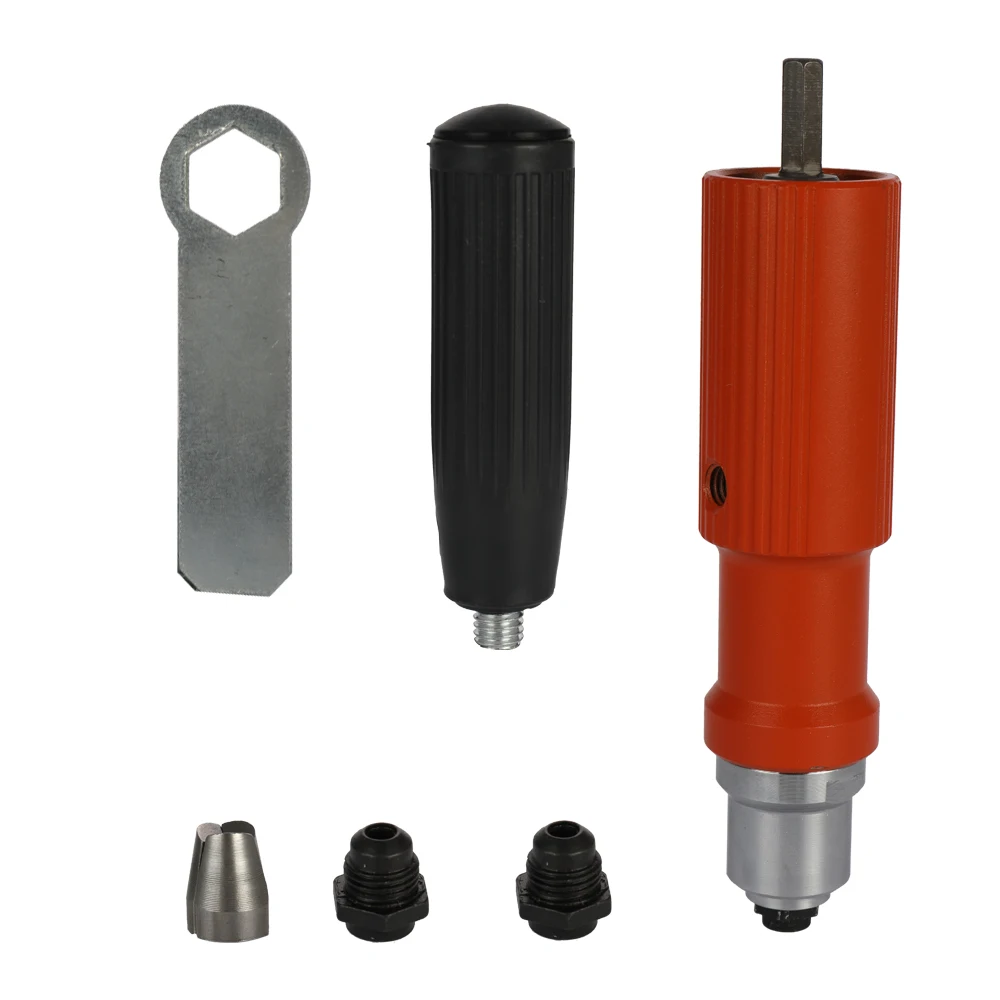 Electric Rivet Nut Gun Riveting Tool Cordless Riveting Drill Adaptor Insert Nut Tools Suitable 3.2-4.8mm Pull Riveting Machine
Electric Rivet Nut Gun Riveting Tool Cordless Riveting Drill Adaptor Insert Nut Tools Suitable 3.2-4.8mm Pull Riveting Machine