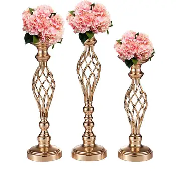 10PCS/LOT Metal Gold Candle Holders Road Lead Table Centerpiece Stand Pillar Candlestick For Wedding Candelabra Flowers Vases
10PCS/LOT Metal Gold Candle Holders Road Lead Table Centerpiece Stand Pillar Candlestick For Wedding Candelabra Flowers Vases