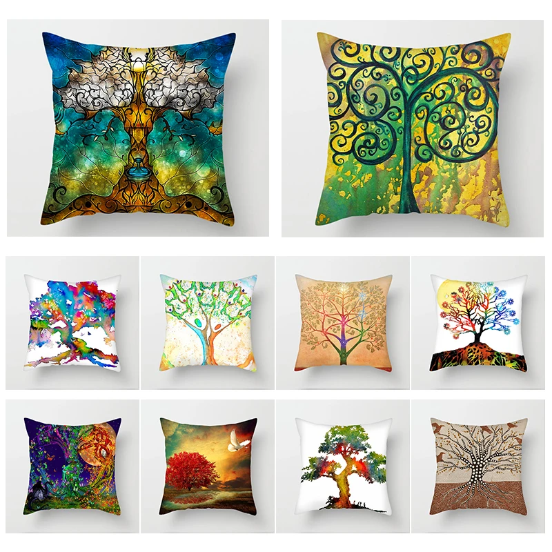 Fuwatacchi Happiness Tree Painting Cushion Cover Decorative Pillows Case Car Sofa Bed Decor Pillowcase Soft Office Pillow Case
Fuwatacchi Happiness Tree Painting Cushion Cover Decorative Pillows Case Car Sofa Bed Decor Pillowcase Soft Office Pillow Case