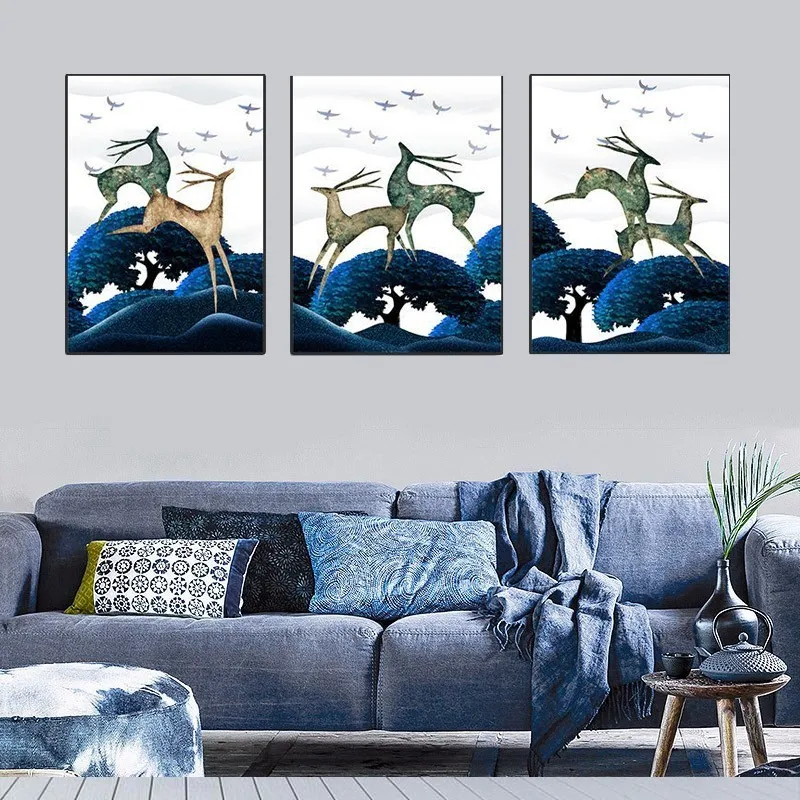 Art Frame Poster Modular Canvas Pictures 5 Pieces Modern Deers Landscape Painting Room Wall Modern Prints Decoration
Art Frame Poster Modular Canvas Pictures 5 Pieces Modern Deers Landscape Painting Room Wall Modern Prints Decoration