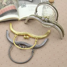 KISSDIY 10 Uds combinación de colores al por mayor 19 cm marcos de metal de monedero para DIY bolso ASA marco bolsa accesorio de costura, envío gratuito(China)