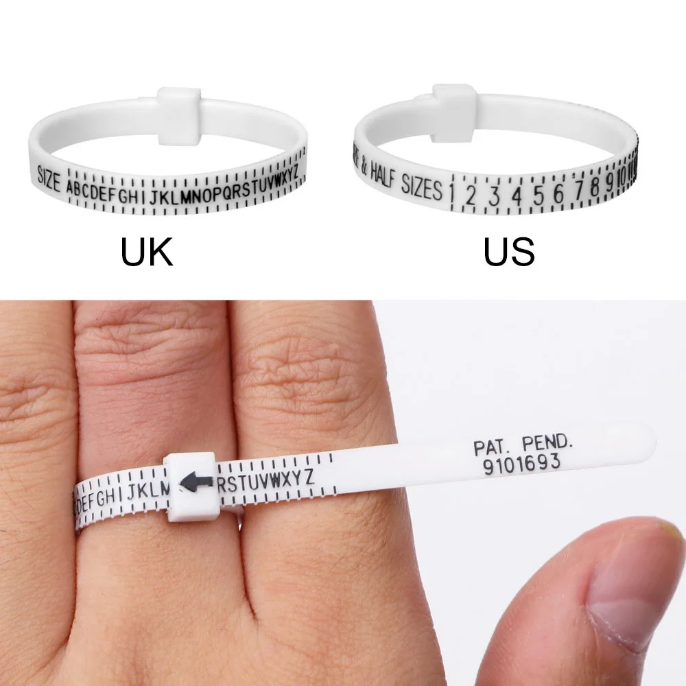 NICEYARD Professional US UK Ring Sizer Measure Finger Gauge Measuring Tool Accurate For Wedding Ring
NICEYARD Professional US UK Ring Sizer Measure Finger Gauge Measuring Tool Accurate For Wedding Ring