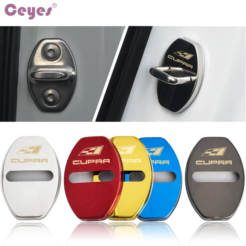 Ceyes 4pcs Car Styling Door Lock Cover Case For Seat Cupra Logo Leon Ibiza Altea Belt R Racing FR Auto Accessories Car-Styling
Ceyes 4pcs Car Styling Door Lock Cover Case For Seat Cupra Logo Leon Ibiza Altea Belt R Racing FR Auto Accessories Car-Styling