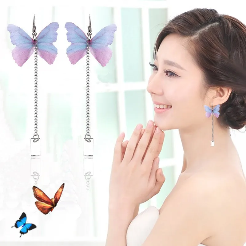 2018 Fashion Butterfly Long Eardrop For Women Costume Jewelry Accessories Korean Style Metal Earrings Women Accessories
2018 Fashion Butterfly Long Eardrop For Women Costume Jewelry Accessories Korean Style Metal Earrings Women Accessories