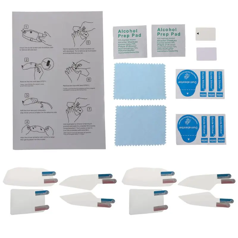 New 2 Set Cluster Scratch Cluster Screen Protection Film Protector For Honda Africa Twin CRF1000L CRF 1000L qyh
New 2 Set Cluster Scratch Cluster Screen Protection Film Protector For Honda Africa Twin CRF1000L CRF 1000L qyh