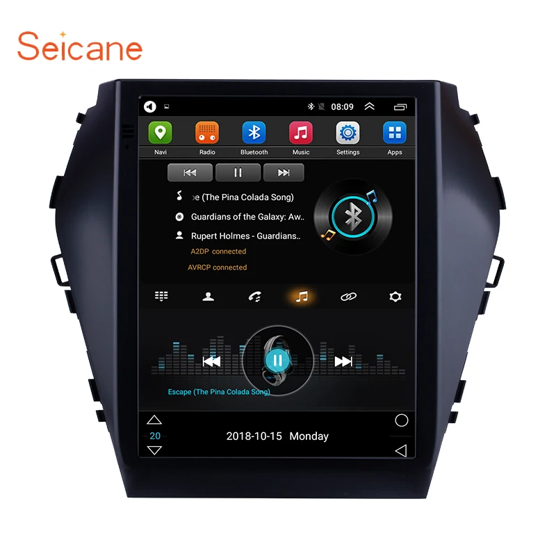 Seicane 9.7 Inch Android 6.0 Car Radio WIFI Bluetooth Multimedia Player GPS Navigation For 2015 2016 2017 Hyundai Santafe IX45
Seicane 9.7 Inch Android 6.0 Car Radio WIFI Bluetooth Multimedia Player GPS Navigation For 2015 2016 2017 Hyundai Santafe IX45