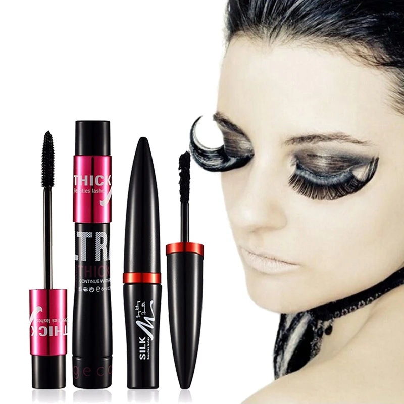 4D Black Mascara Silk Fiber Lash Curling lengthening Thick Volume Eyes Makeup 2pcs/setMascara Long-lasting Waterproof Rimel
4D Black Mascara Silk Fiber Lash Curling lengthening Thick Volume Eyes Makeup 2pcs/setMascara Long-lasting Waterproof Rimel