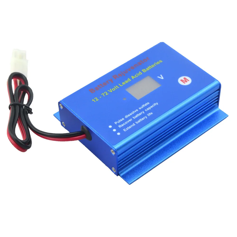 Golf cart buggy forklift battery desulfator desulphator reconditioner for 12v 24v 36v 48v 60v 72v lead acid batteries
Golf cart buggy forklift battery desulfator desulphator reconditioner for 12v 24v 36v 48v 60v 72v lead acid batteries