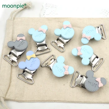 20pcs assorted Mint blue and grey Miss mouse head shaped Baby Pacifier Clips Metal clip cute bow pacifier finding EA265
20pcs assorted Mint blue and grey Miss mouse head shaped Baby Pacifier Clips Metal clip cute bow pacifier finding EA265