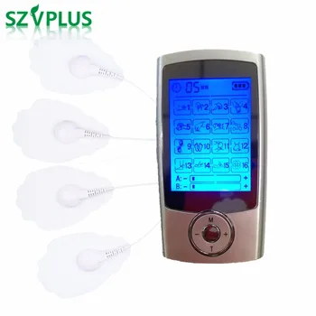 16 Modes Electric EMS Muscle Stimulator TENS Unit Dual Output Health Care Body Massage Electronic Pulse Physiotherapy Massager 
16 Modes Electric EMS Muscle Stimulator TENS Unit Dual Output Health Care Body Massage Electronic Pulse Physiotherapy Massager
