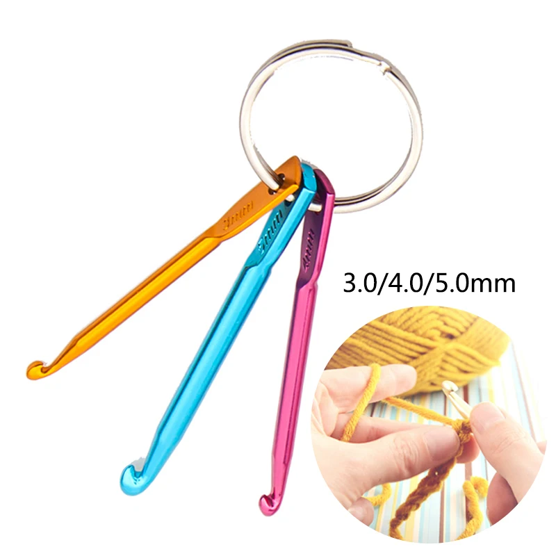 3 sizes /Set Keychain Hooks DIY Craft Knitting Needles Portable Mini Aluminum Crochet Hooks Weave Yarn Sewing Accessories
3 sizes /Set Keychain Hooks DIY Craft Knitting Needles Portable Mini Aluminum Crochet Hooks Weave Yarn Sewing Accessories