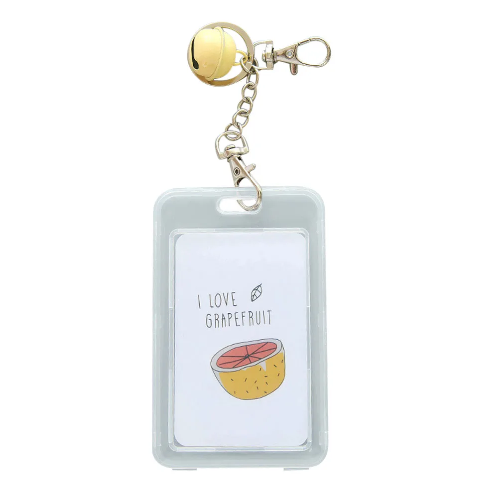 Keychain Double Sided Transparent With A Bell Bus Card Sets Pendant Key Holder Creative Cartoon Trinket
Keychain Double Sided Transparent With A Bell Bus Card Sets Pendant Key Holder Creative Cartoon Trinket