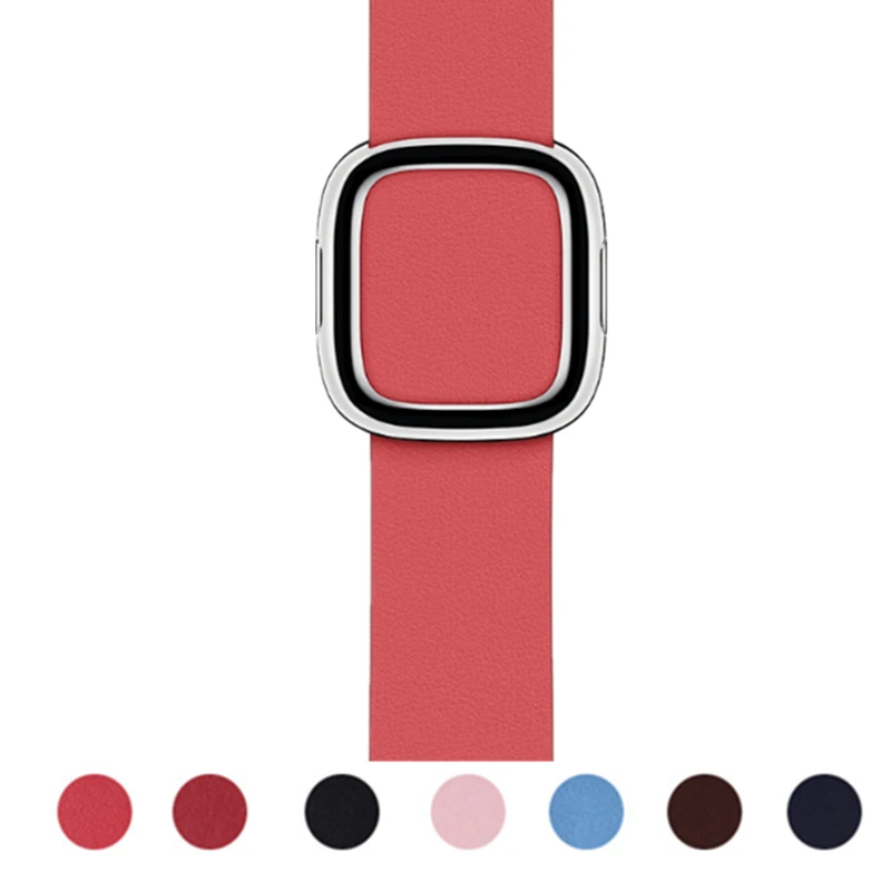Leather Band for Apple Watch 38mm 40mm 42mm 44mm Modern Buckle Replacement iWatch Strap Wristband for Apple Watch Series 4 3 2 1
Leather Band for Apple Watch 38mm 40mm 42mm 44mm Modern Buckle Replacement iWatch Strap Wristband for Apple Watch Series 4 3 2 1