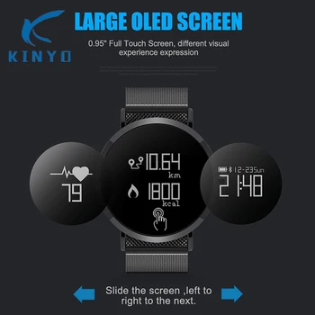 2018 New Smart Bracelet Wristband Large OLED screen Fashion Bluetooth Sports Pedometer Heart Rate Monitoring IP67 waterproof
2018 New Smart Bracelet Wristband Large OLED screen Fashion Bluetooth Sports Pedometer Heart Rate Monitoring IP67 waterproof