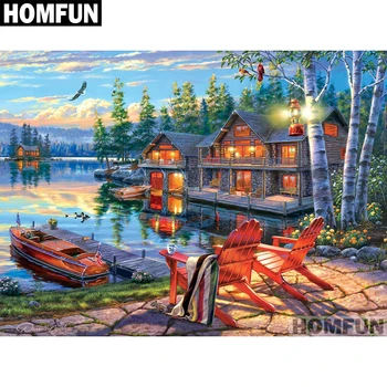 HOMFUN Square/Round Drill 5D DIY Diamond Painting "Forest house" Embroidery Cross Stitch Full Rhinestone Decor A01579
HOMFUN Square/Round Drill 5D DIY Diamond Painting "Forest house" Embroidery Cross Stitch Full Rhinestone Decor A01579