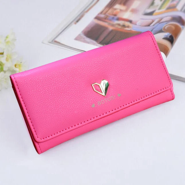 Lady Wallets ID Cards Holder PU Leather Brand Heart Women Purses Handbag Hasp Long Moneybags Coin Purse Girls Clutch Wallet Bags
Lady Wallets ID Cards Holder PU Leather Brand Heart Women Purses Handbag Hasp Long Moneybags Coin Purse Girls Clutch Wallet Bags