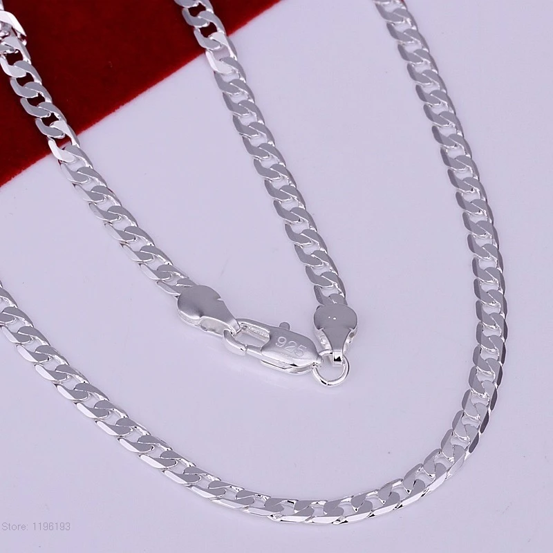 4mm/16-30inch men's chain necklace 2019 New Top Quality 925 Stamped Silver accessories jewelry vintage statement
4mm/16-30inch men's chain necklace 2019 New Top Quality 925 Stamped Silver accessories jewelry vintage statement