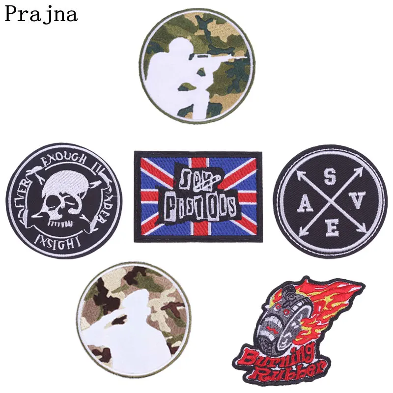 Prajna Pubg Skull Embroidered Iron On Patches For Clothes Applique Flower Overlock Backpack Patch Badge Jean Stickers E
Prajna Pubg Skull Embroidered Iron On Patches For Clothes Applique Flower Overlock Backpack Patch Badge Jean Stickers E