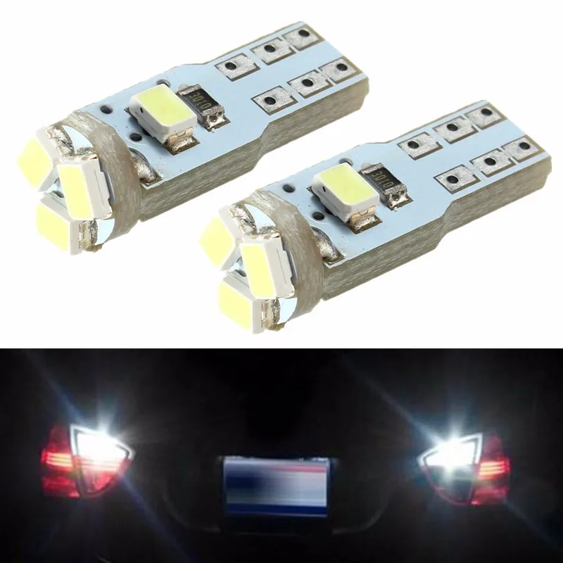 T5 3020 1206 5SMD Canbus Free Error Wedge Car LED Bulb Lamp Interior Dashboard Gauge Light Bulbs Pure White DC 12V
T5 3020 1206 5SMD Canbus Free Error Wedge Car LED Bulb Lamp Interior Dashboard Gauge Light Bulbs Pure White DC 12V