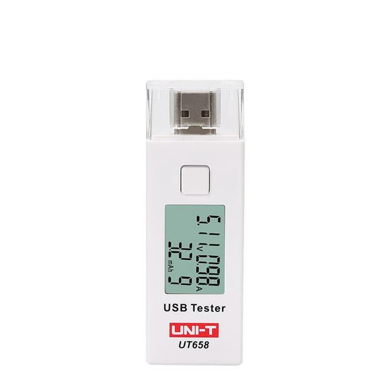 UNI-T UT658 UT658B USB Tester Voltmeter Ammeter Digital LCD Voltage Monitor Current Meter LCD Backlight
UNI-T UT658 UT658B USB Tester Voltmeter Ammeter Digital LCD Voltage Monitor Current Meter LCD Backlight